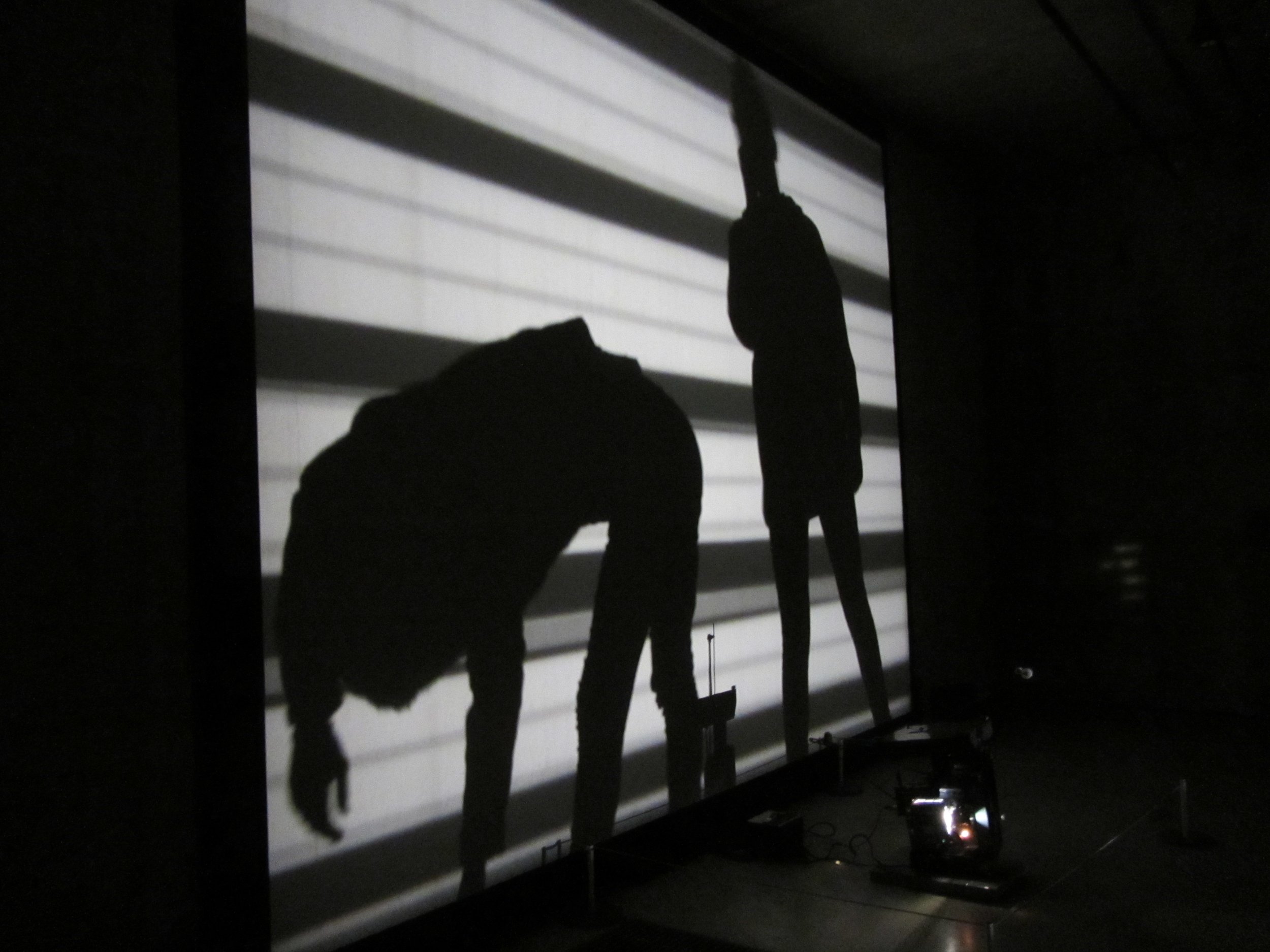 Lis Rhodes, Light Music , 1975. Re-installed, Tate Tanks, 2012.