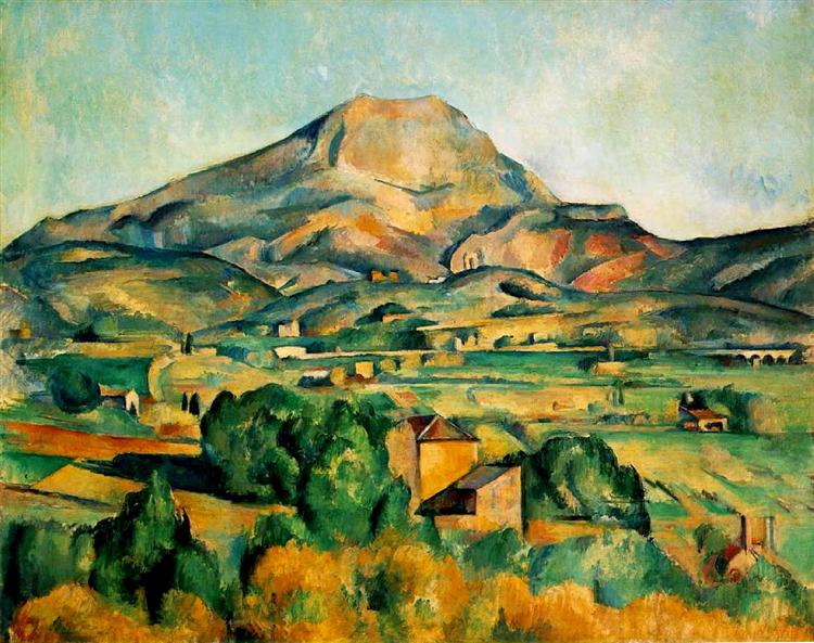 Paul Cezanne, Mont Saint-Victoire, 1904, oil on canvas