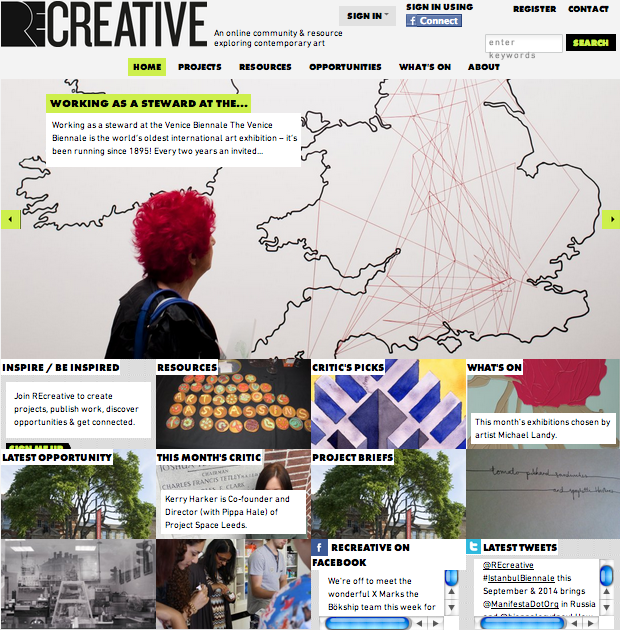 REcreativeUK.com when it first launched in 2011.