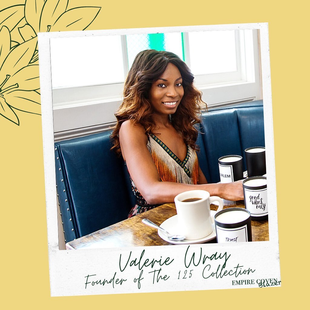 after building a series of small businesses, Valerie launched @the125collection, a relatable and sleek array of candles dedicated to the vibrancy of Harlem // link in bio for the full interview