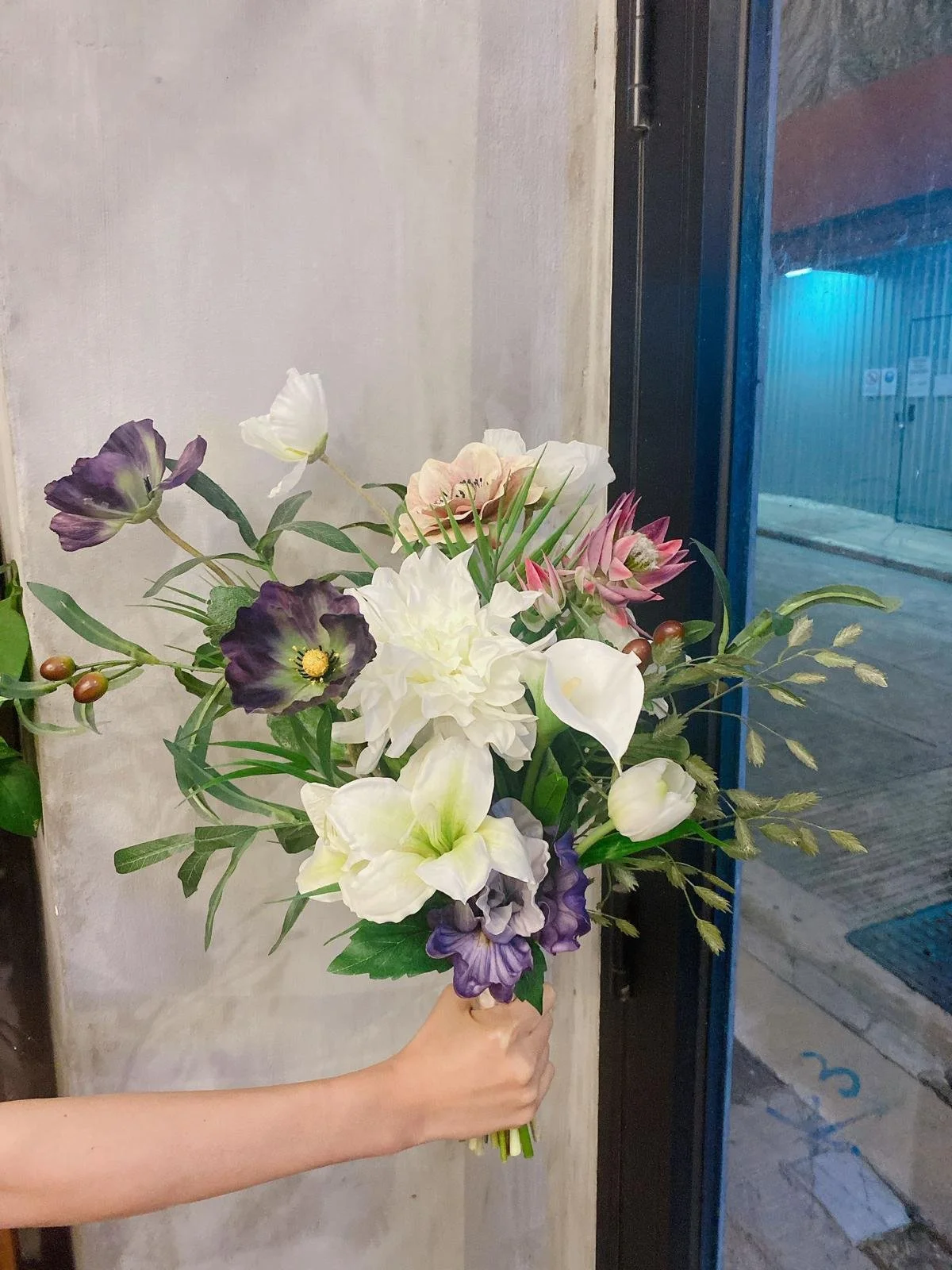 Silk Flower Bridal bouquet (Wild & natural style bouquet)