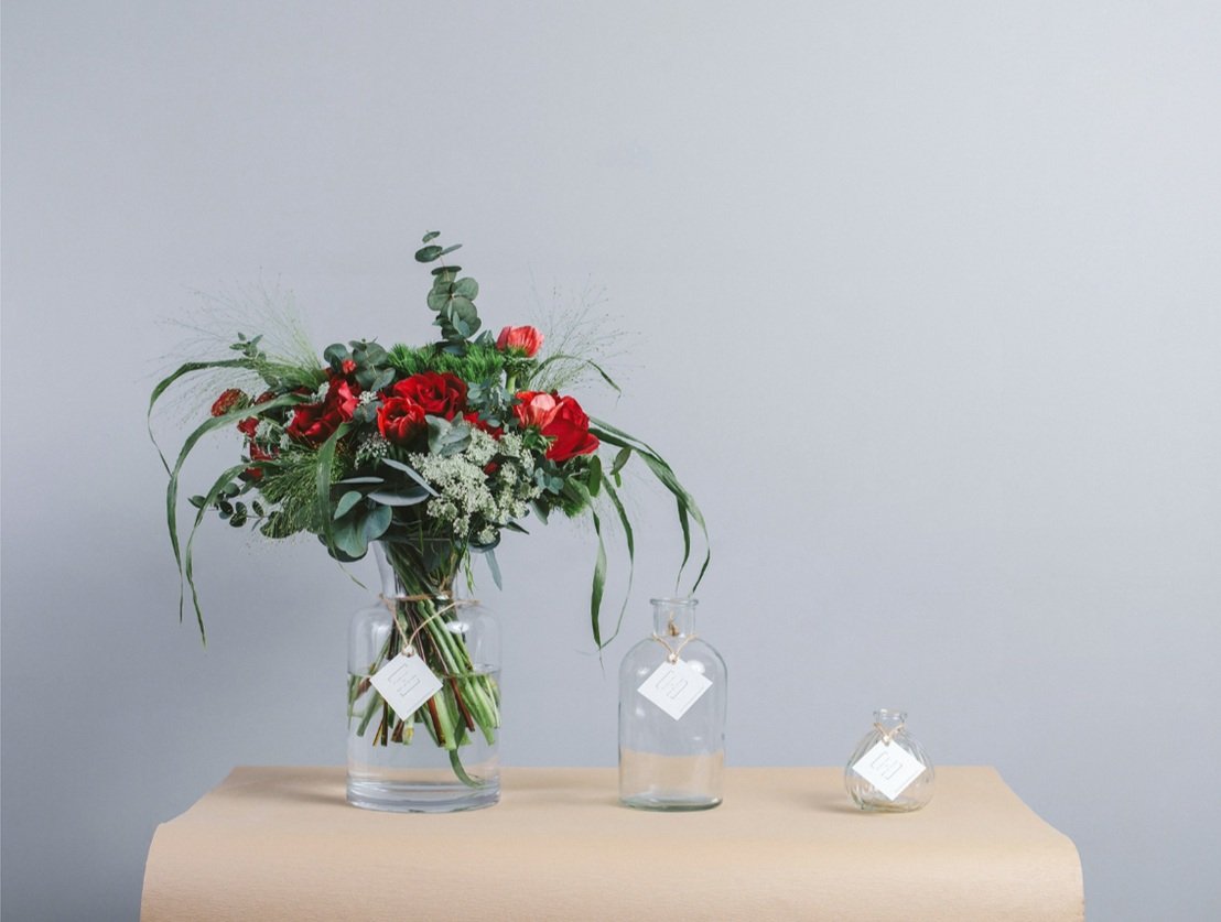 Set with a vase + 2 flower jars - Moulin Rouge (2026 Feb)