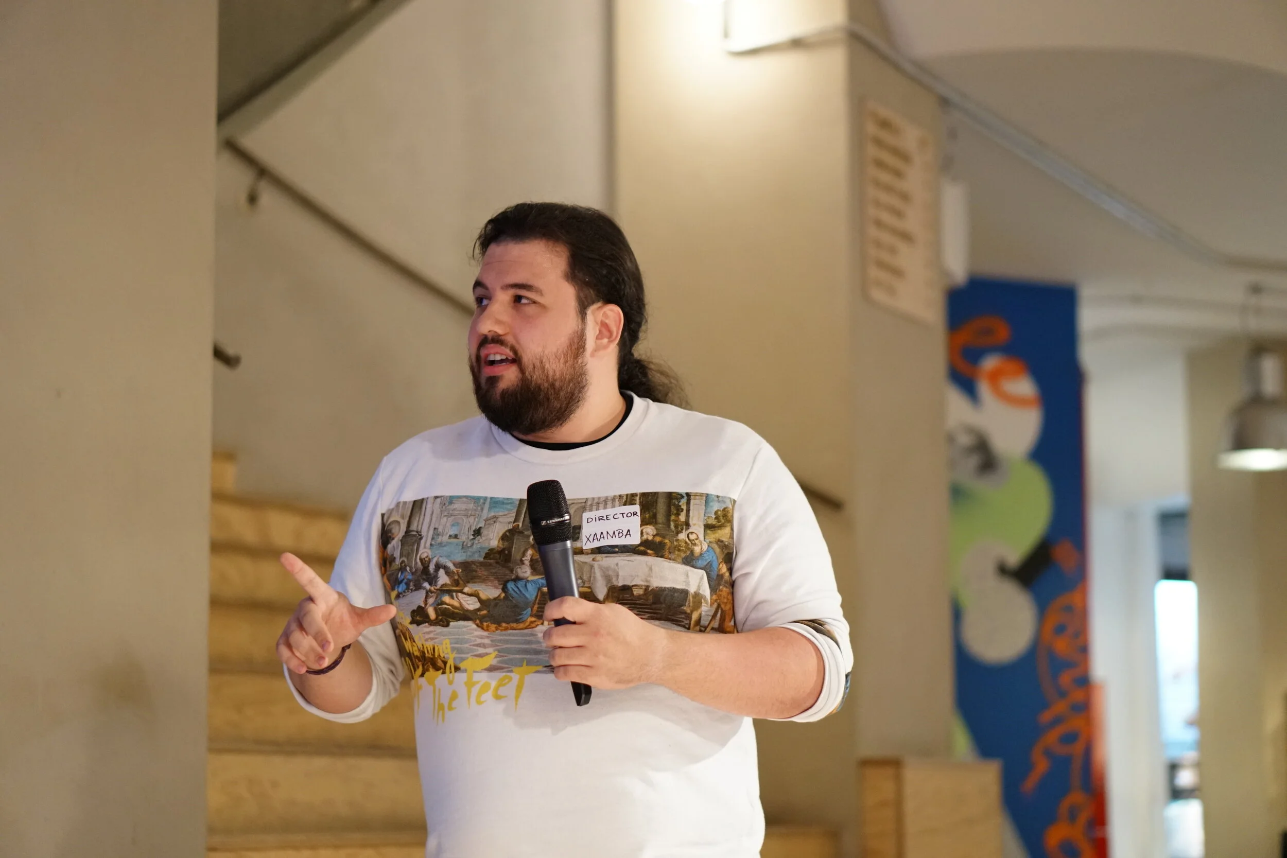 Néstor López, Director y Productor – CEO de Filmakers Monkeys – Cofundador de Xaamba Fotografía de Miquel Vázquez en el VII Meeting de cine, Barcelona.