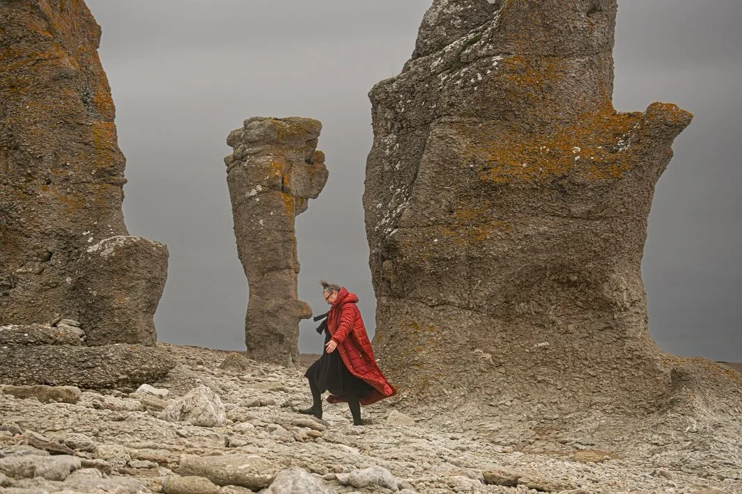 Amazing trip to F&aring;r&ouml;, Gotland yesterday, led by Esiais from @composers_hall and with a wonderful tour of the @bergmancenter. The VICC composers visited some stunning locations for Bergman films shot on the island too. Great pic from @sarah