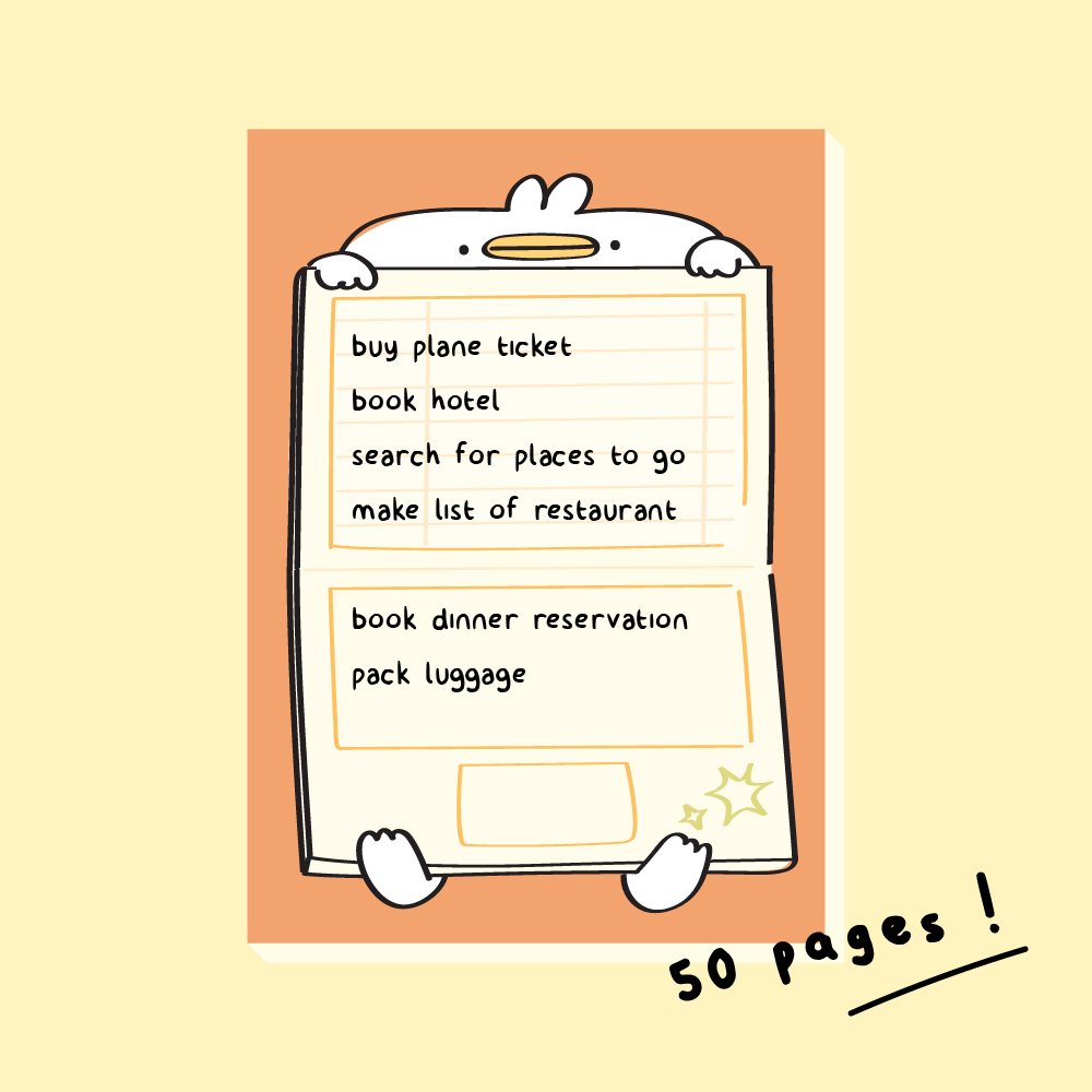 (preorder) duck laptop sticky note
