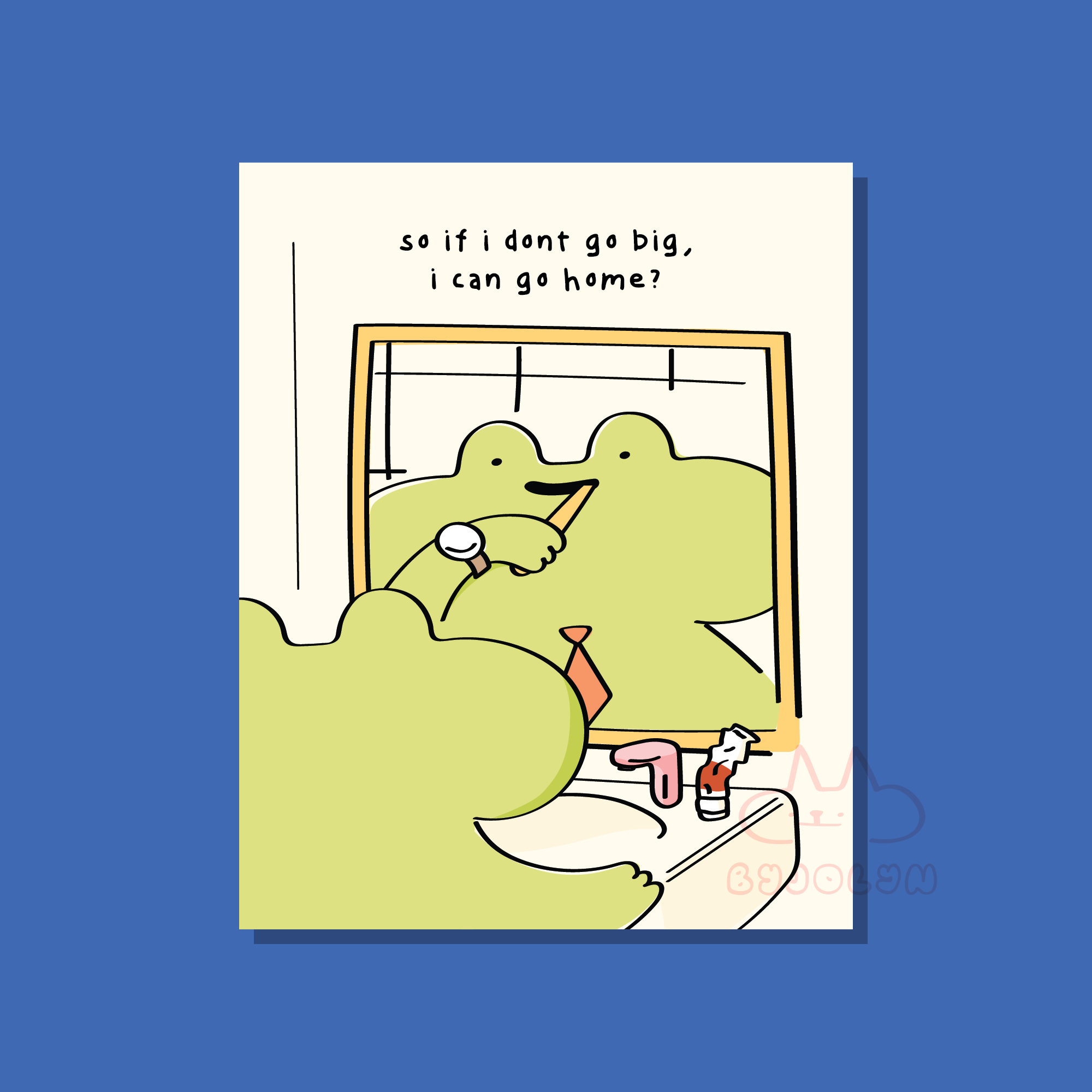 go home postcard (12 x 15cm)