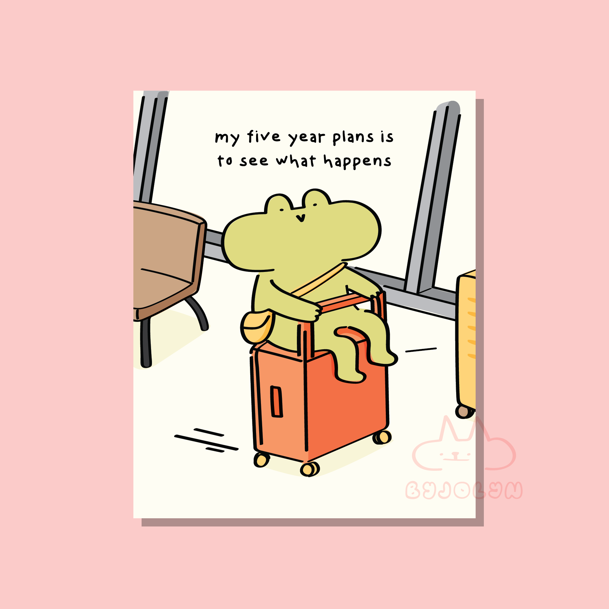 five year plan postcard (12 x 15cm)