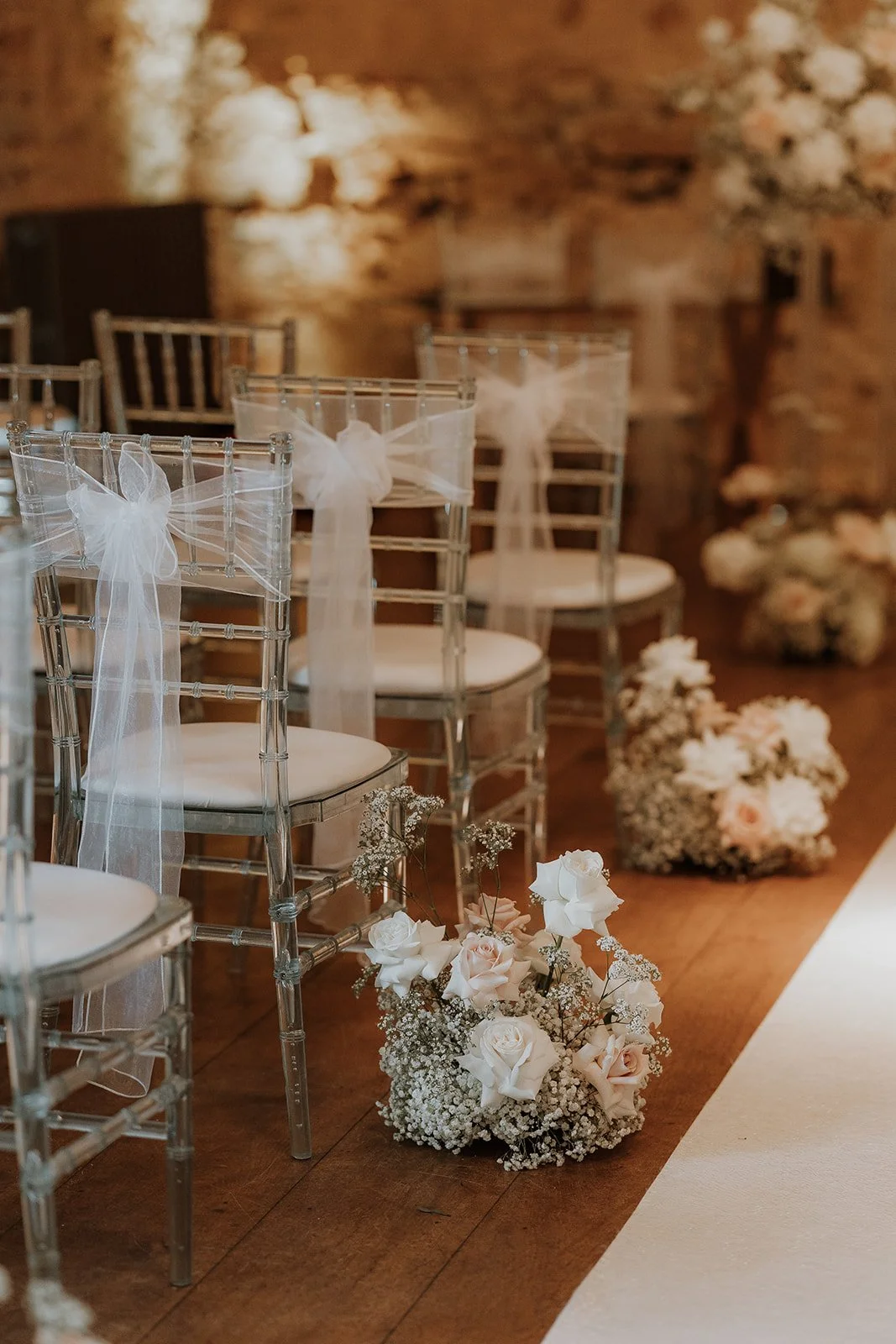 NotleyAbbey wedding buckinghamshire wedding white reflexed roses captured by Joanna Ranson Photography Two Little Birds