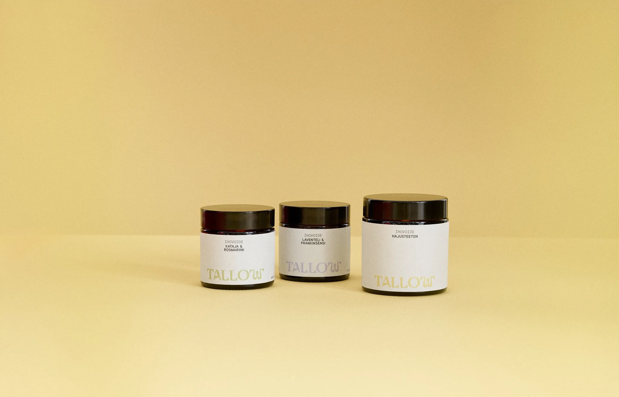 VISUAL IDENTITY, LOGO, PACKAGE, WEBSITE DESIGN + STYLING / ART DIRECTION FOR TALLOW