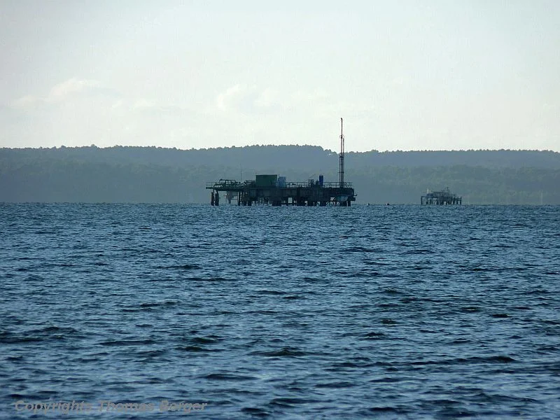 One of these lakes near the town of Biscarosse has proven to be quite useful to the oil industry.