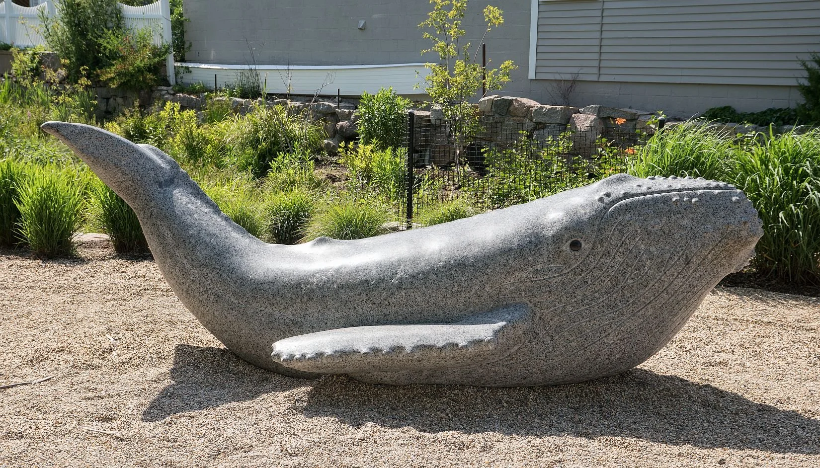 'Millie the Whale' 2019, Rockport Granite, installed in Rockport /MA