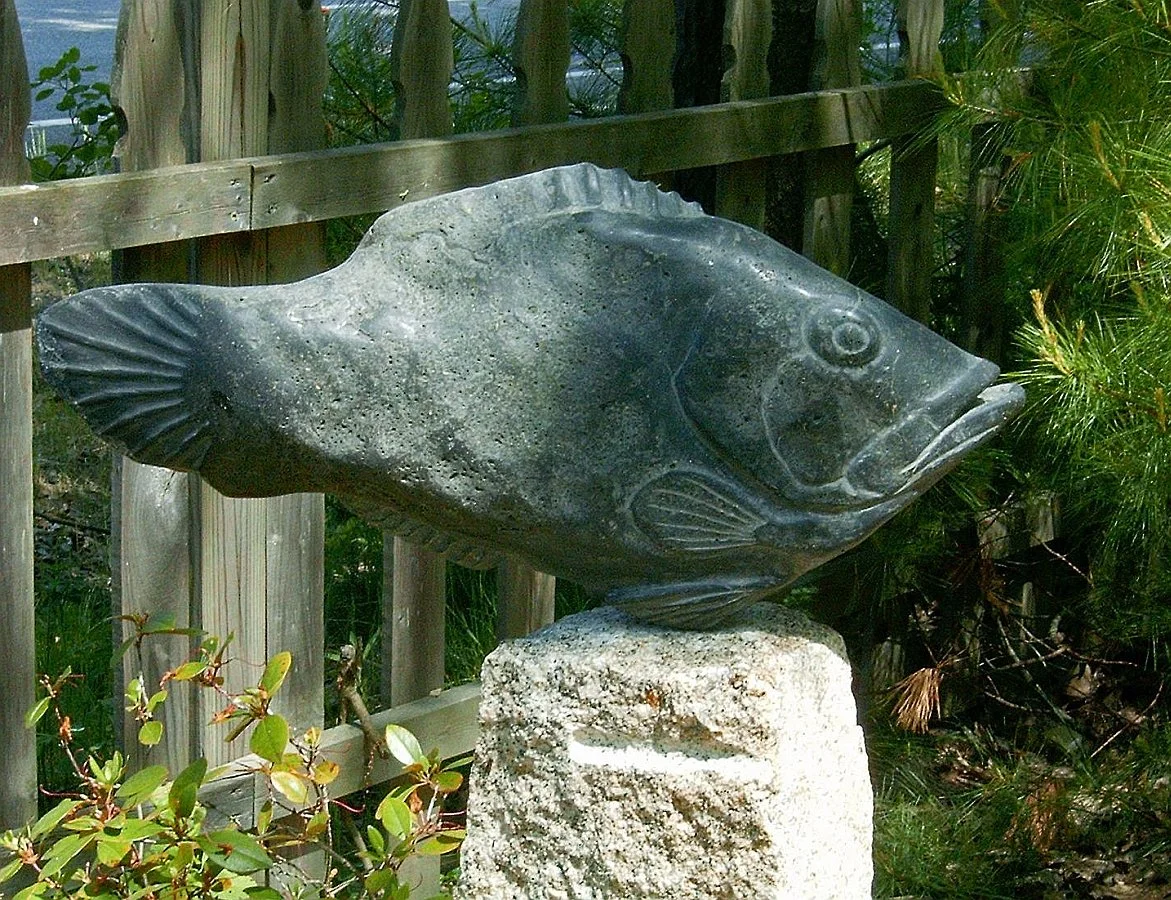 'Black Grouper' 2006, fieldstone