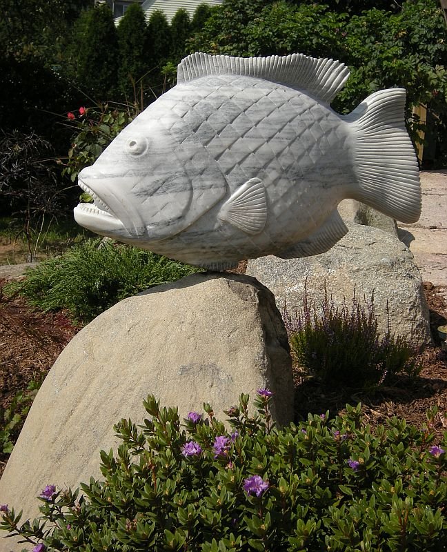 'Sea Bass' 2008, marble