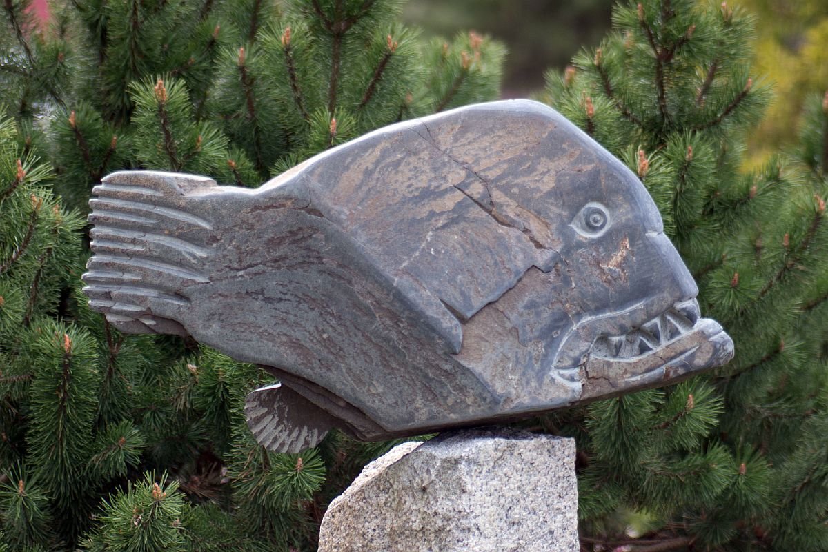 'Weathered Rockfish' 2016, fieldstone