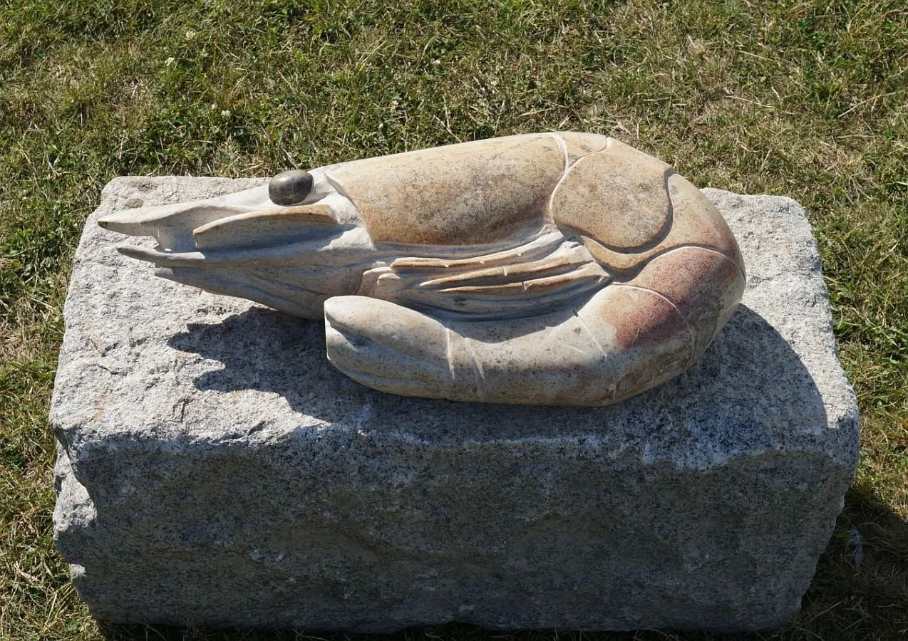 'Arctic Shrimp' 2014, fieldstone