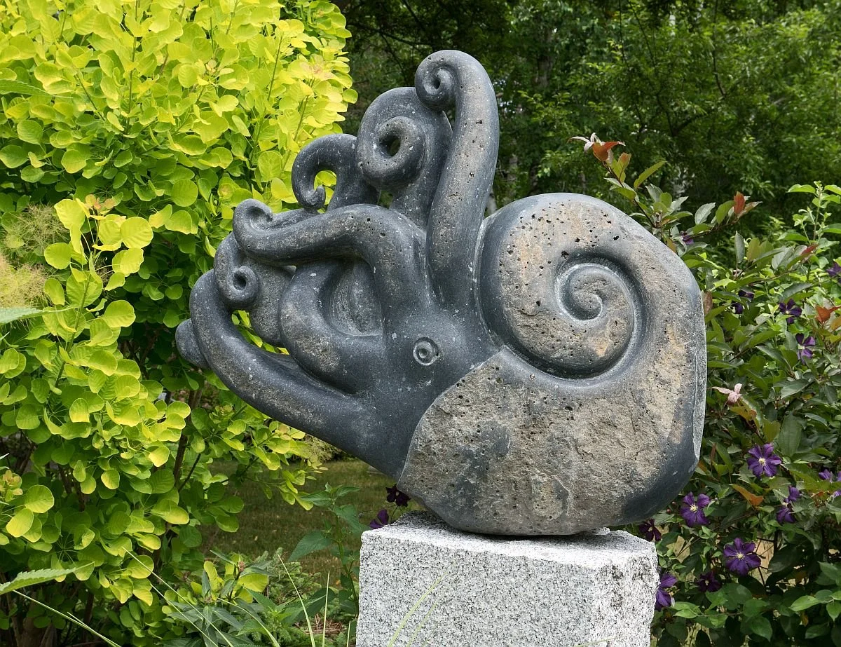'Nautilus Coronius' 2010, fieldstone