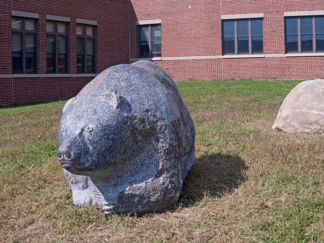 'Bear' 2016, fieldstone boulder