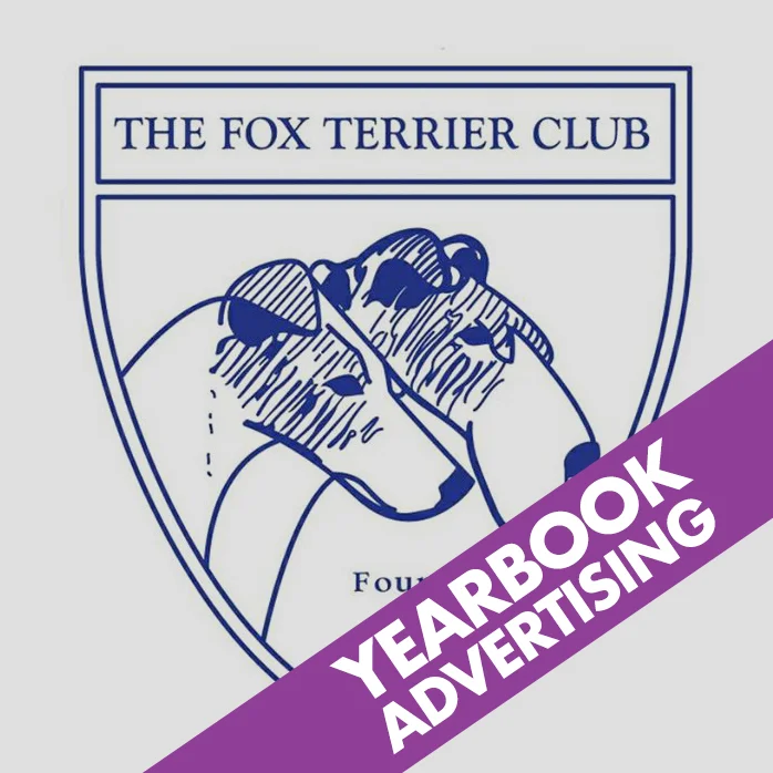 Yearbook Advertising Rates £50/one page, £85/two pages, £35/each page thereafter