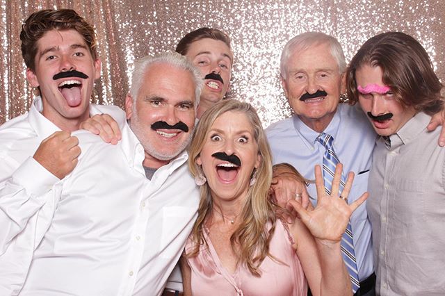 I mustache you a question 👨🏻Cecilia &amp; Kenny&rsquo;s family sure knew how to have a good time 😉