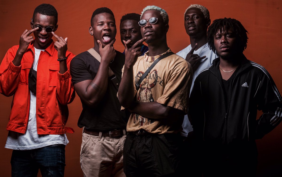 Photo courtesy: La Meme Gang / La Meme Gang: Darkovibes, $pacely, Nxwrth, RJZ, KiddBlack, KwakuBs