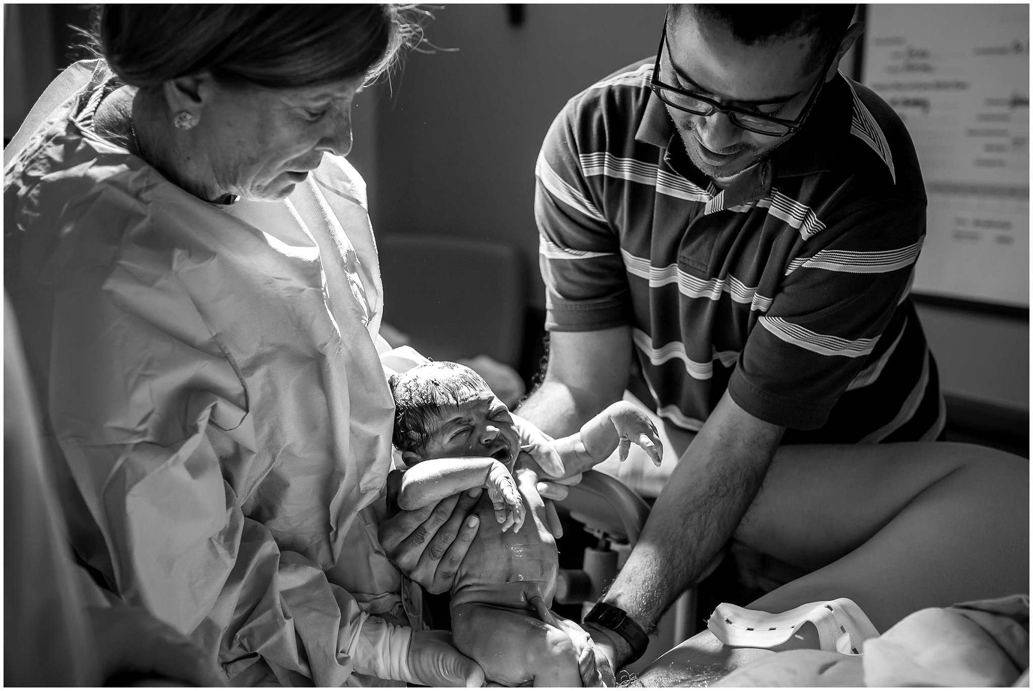 Catching your own baby is an amazing moment, hospital in Denver