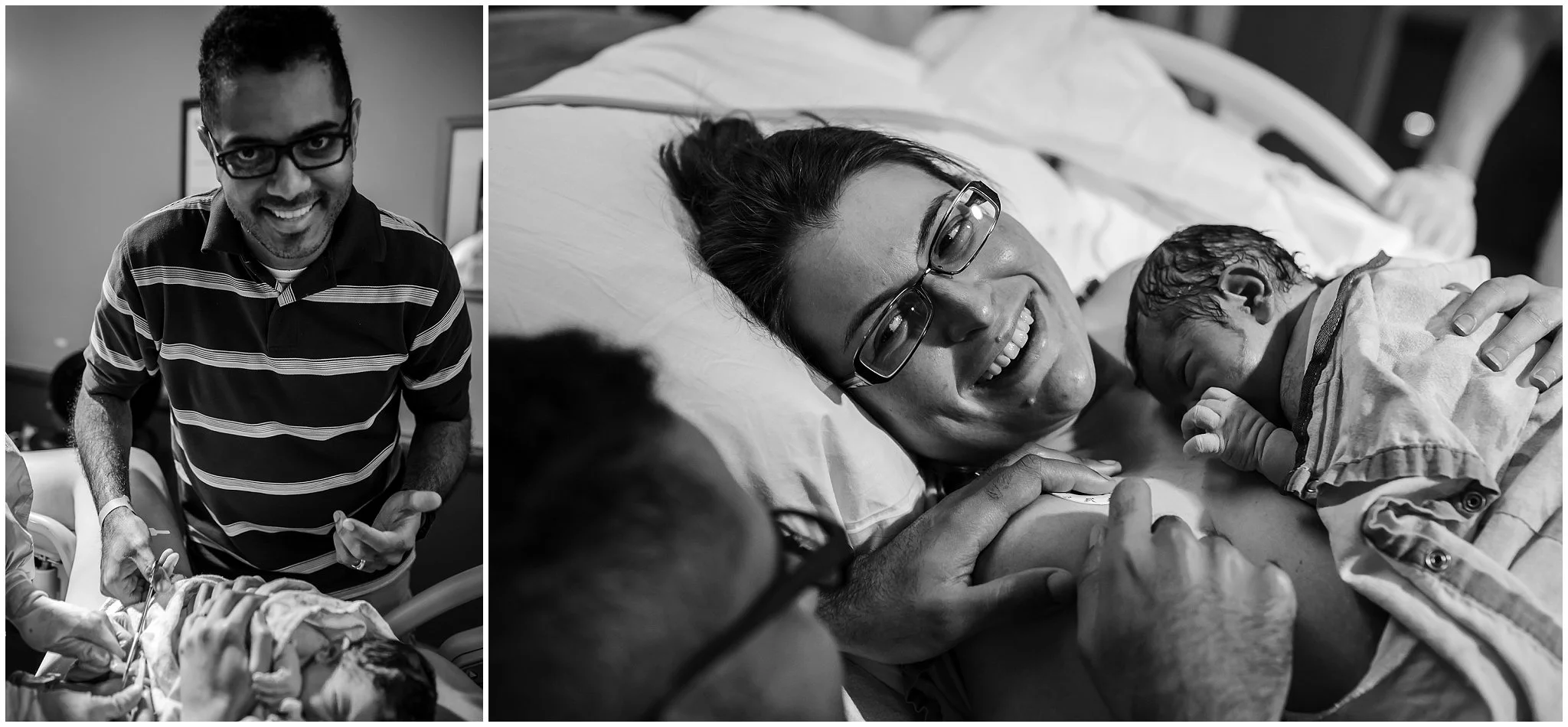 At Lutheran hospital labor and delivery, dad cuts cord