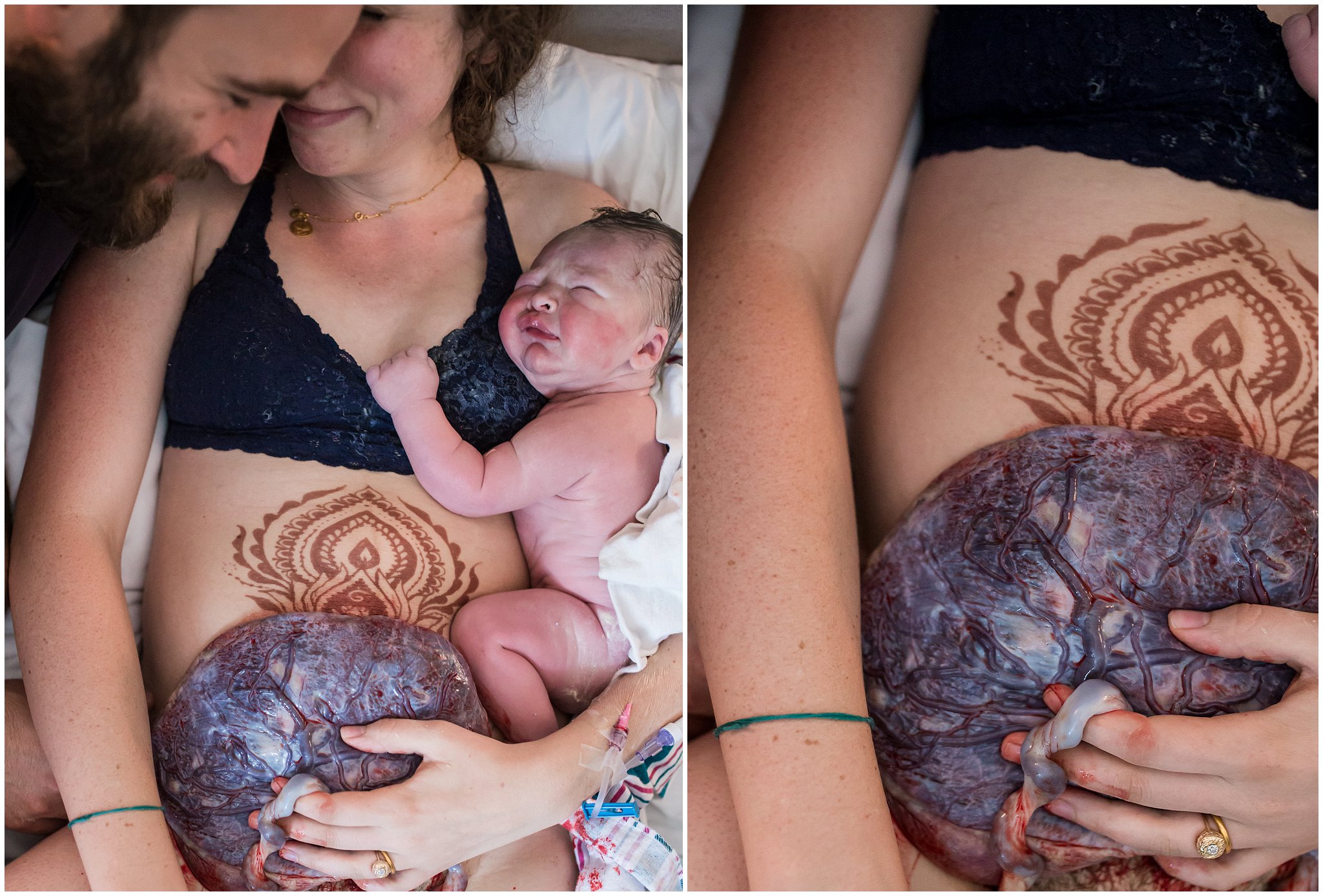 Placenta birth photographer, Jennifer Mason