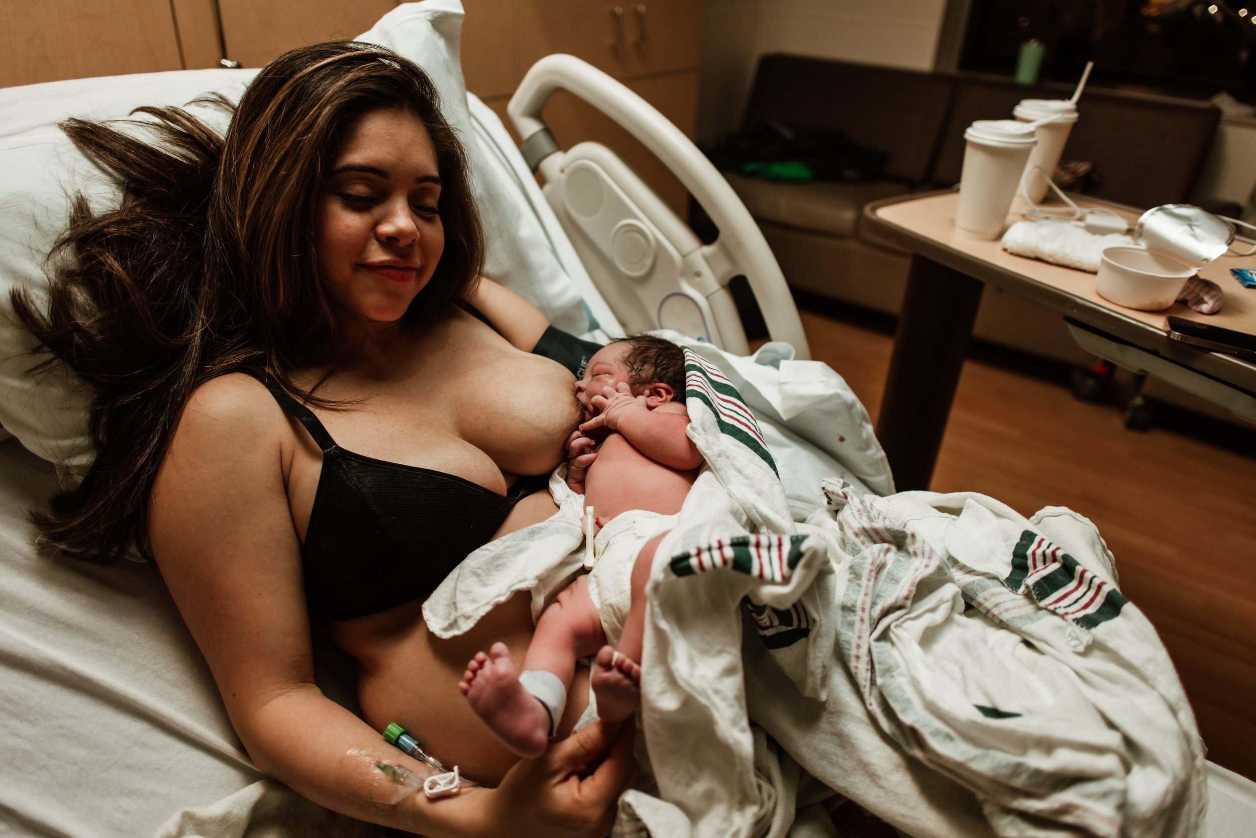Waterbirth at University of Michigan Hospital with Midwives