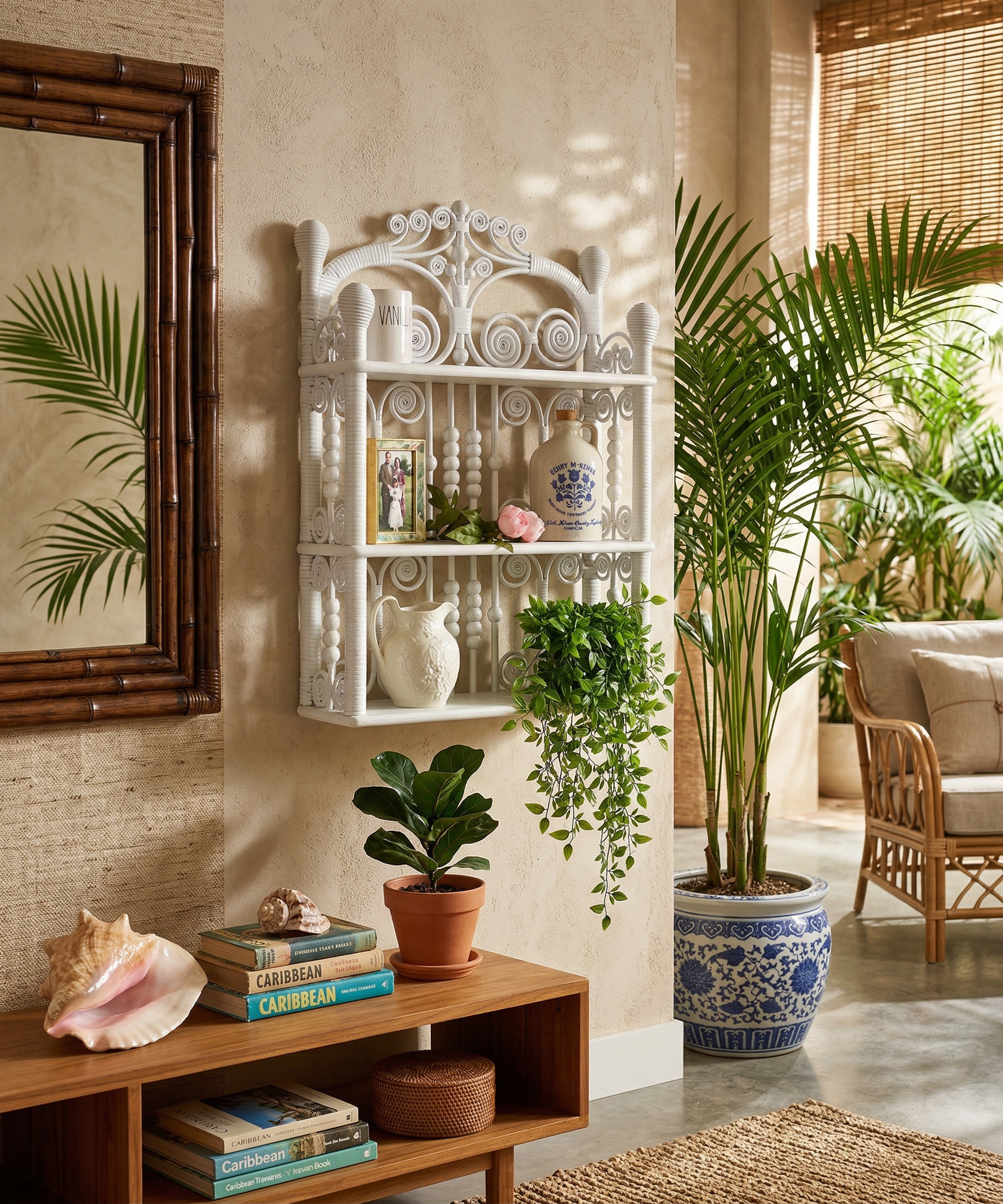 Wall Hanging Shelf - White