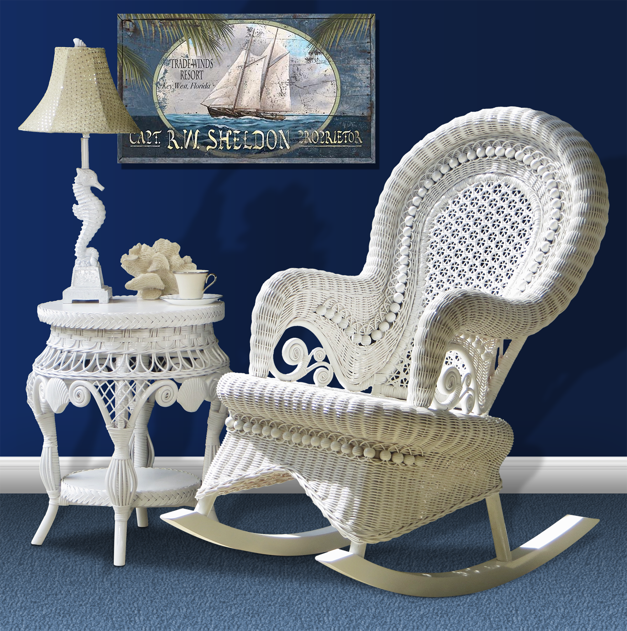 KEY WEST END TABLE COUNTRY ROCKER WHITE DB WALL VINTAGE SIGN 02 ADJUSTED WALL AND SHADOWS copy.png