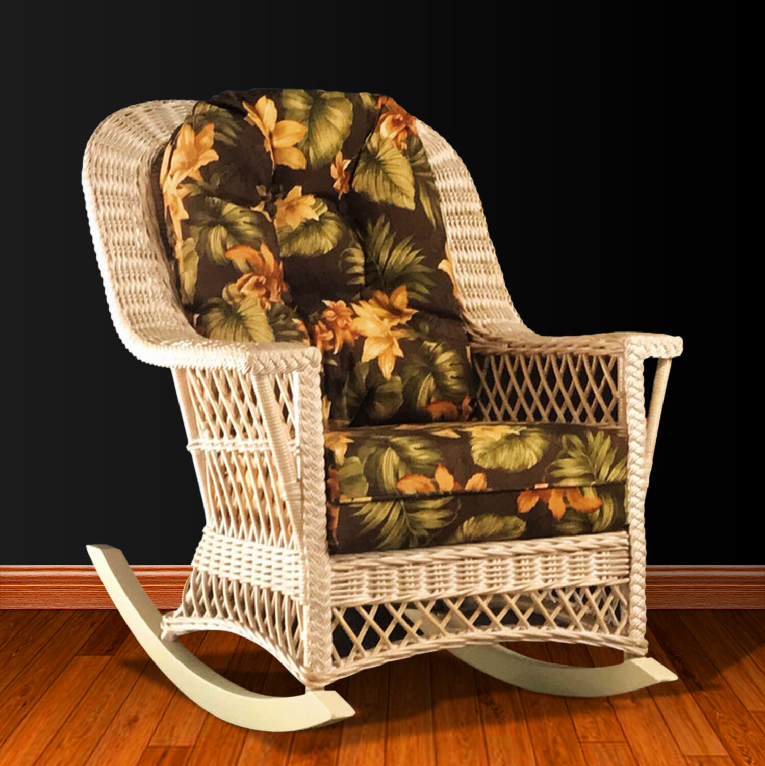 Bar Harbor Rocker - White Wash
