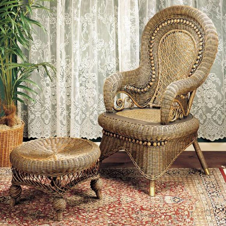 Country Arm Chair  - Brown