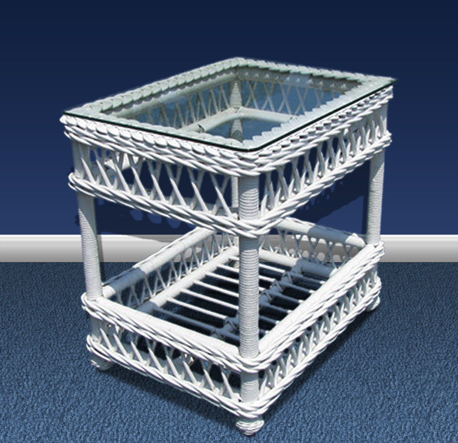 Bar Harbor End Table - White