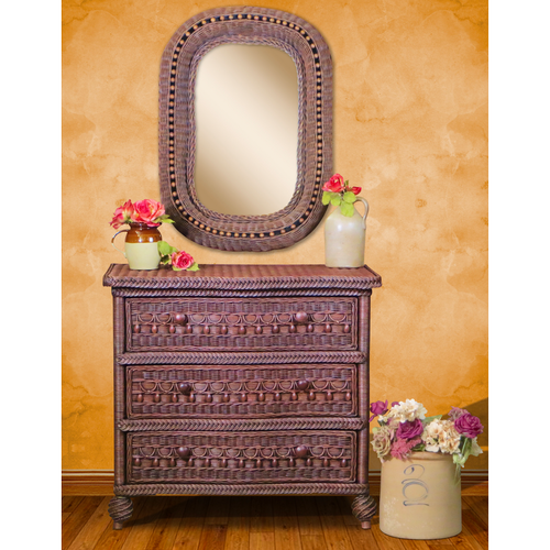 BEDROOM DRESSER DRAWERS  Spice Islands Wicker