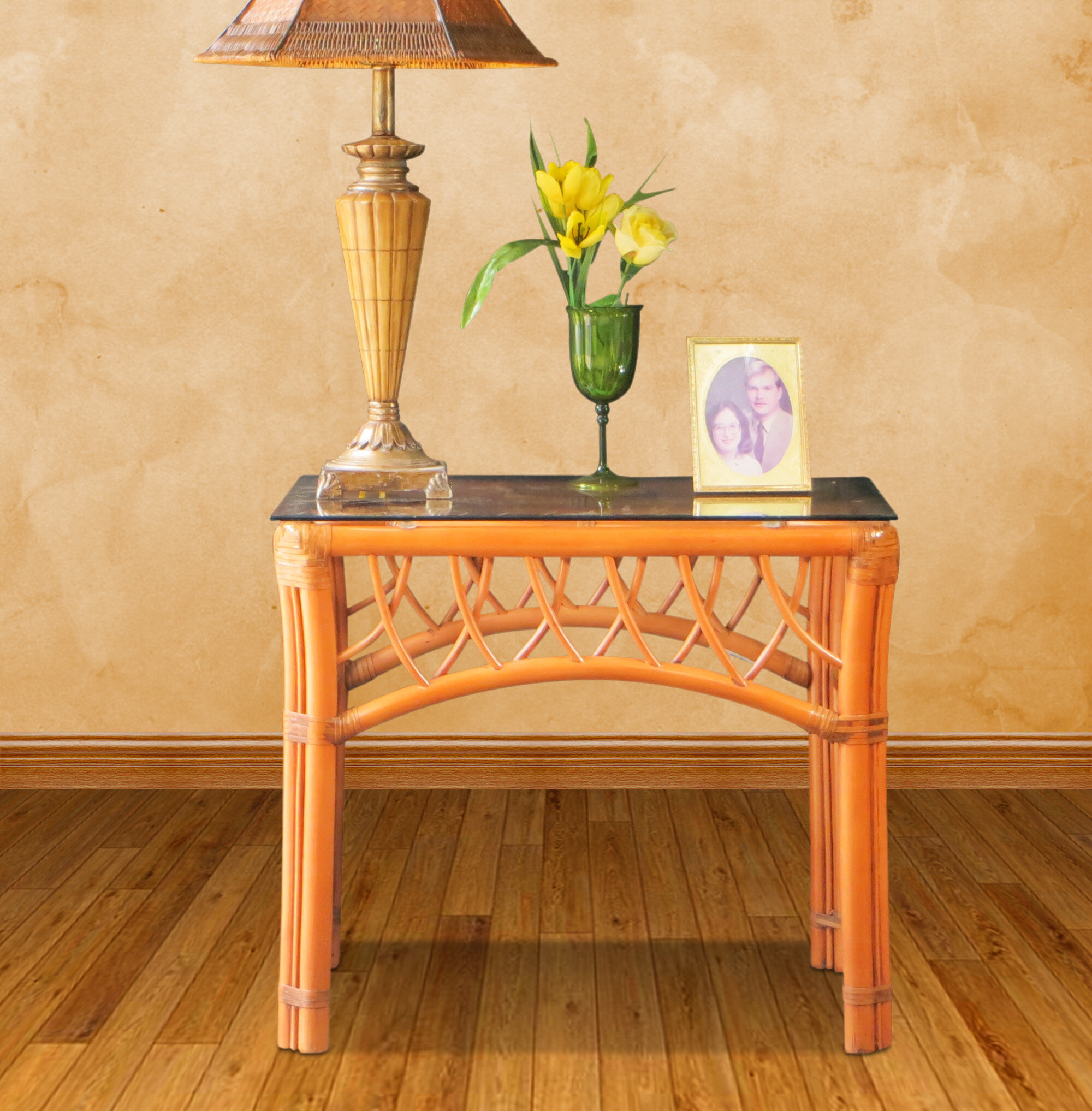 Montego Bay End Table - Cinnamon