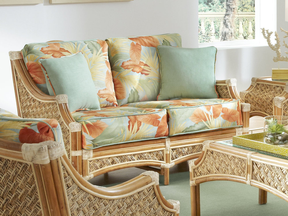 Mauna Loa Love Seat - Natural