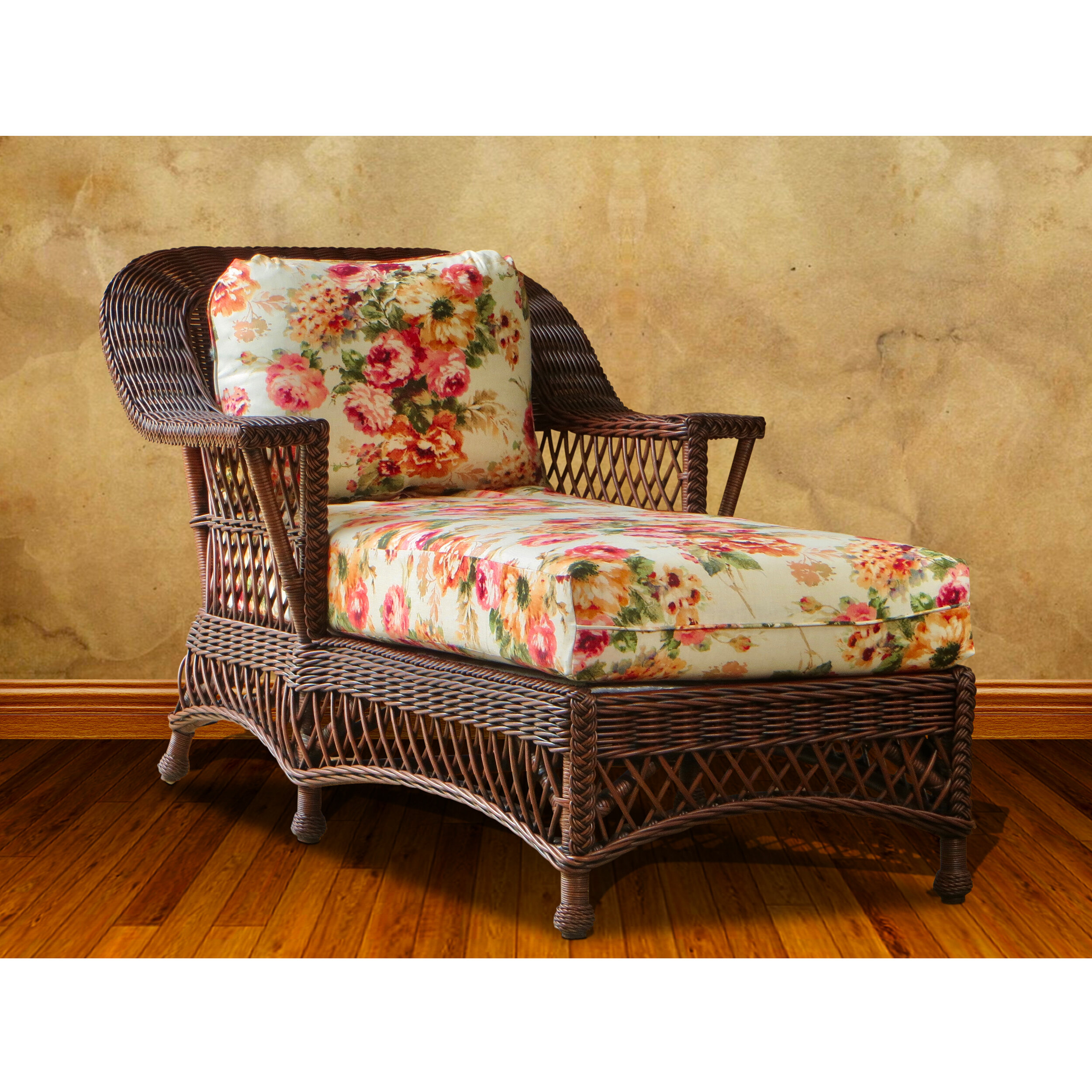 Bar Harbor Chaise Lounge - Brown