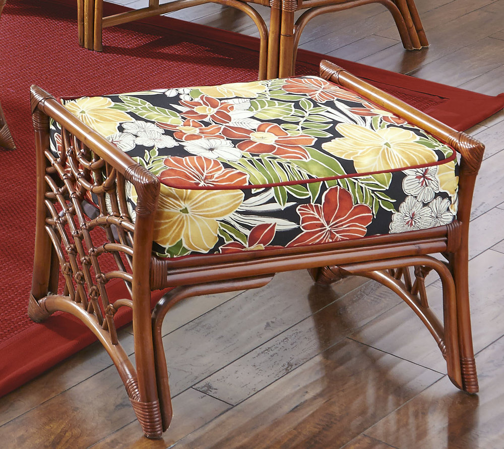 Bali Ottoman - Brown