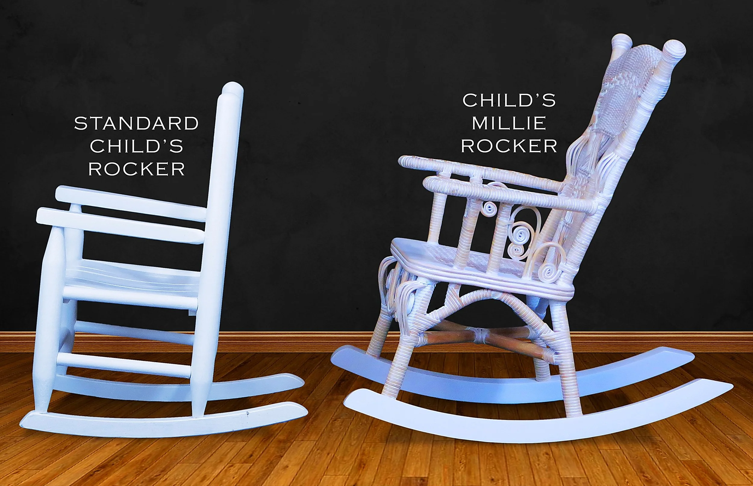 CHILD MILLIE ROCKER WW VS STANDARD ROCKER.JPG