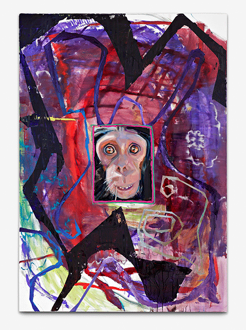  Leakey C  2012  200 x 140 cm. oil on canvas 