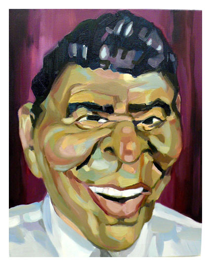  Spitting Image 2007, 65 x 45 cm. oil on canvas 