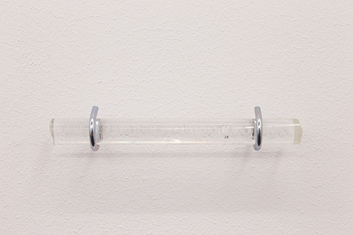  Natalie haüsler  this it,  2015  etching on acrylic cylinder 