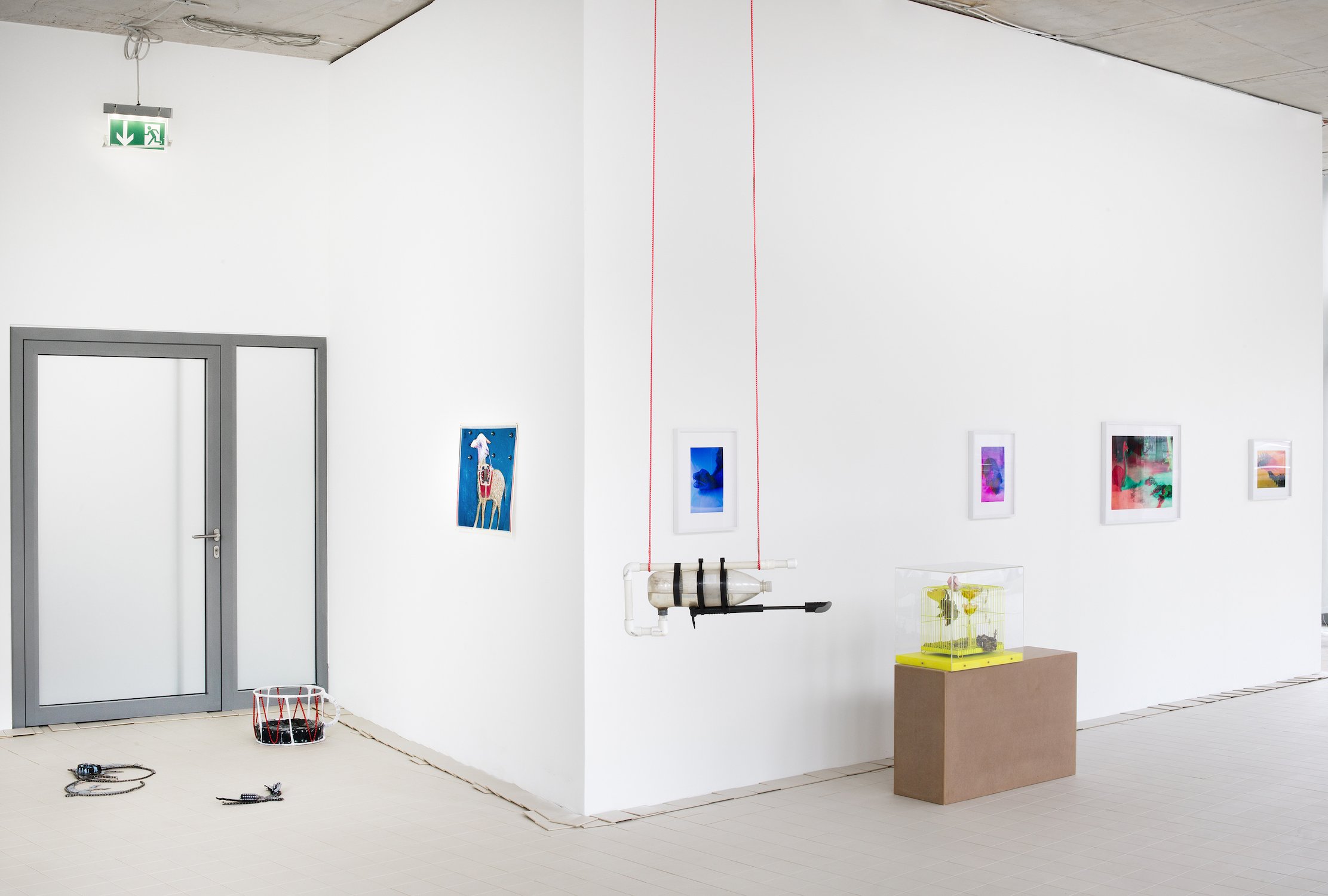  Wet Resistance (pictured works by Anna Solal, Darling Salinas-Lopez, Tetsumi Kudo, Julian Irlinger)  at the Dortmunder Kunstverein. August, 2022 