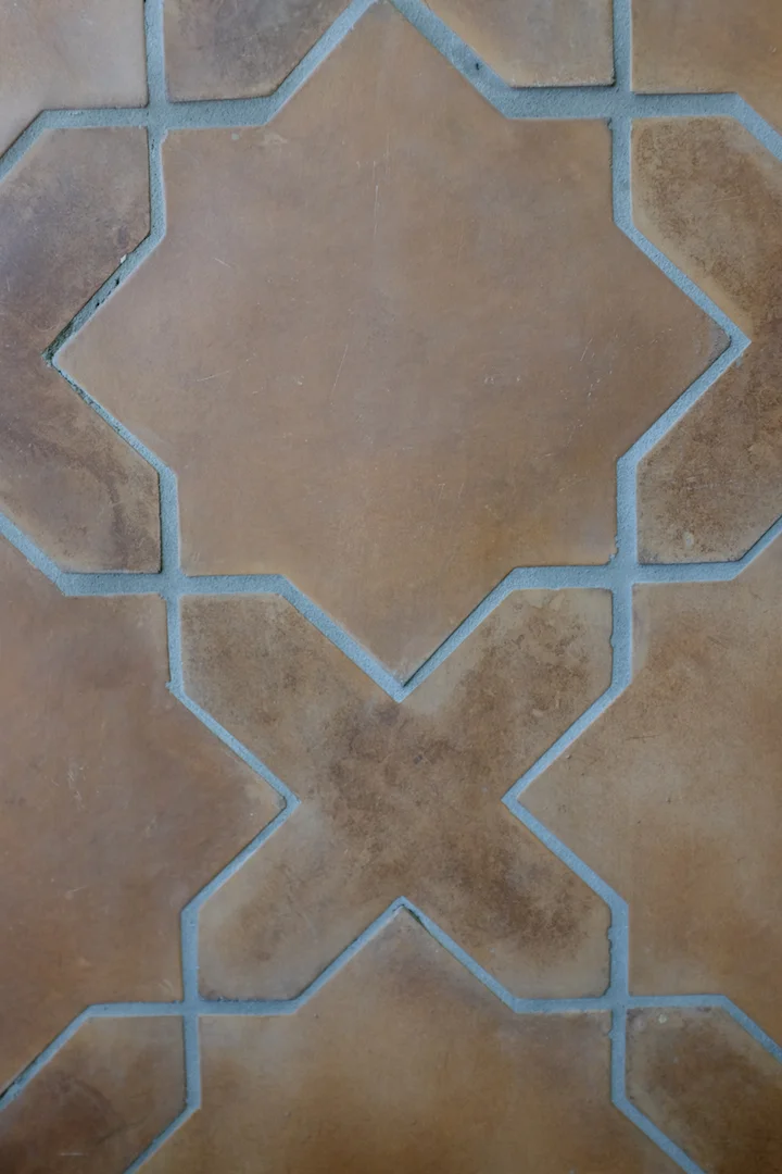 DMT 55 Arabesque Pattern Cotto Dark 2C