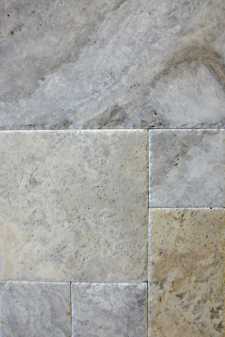 DMT 174 Silver Versaille Pattern Travertine