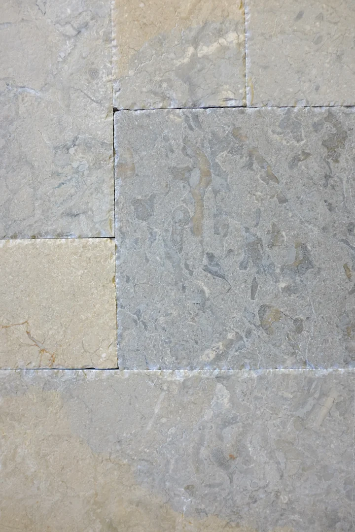 DMT 174 Azul Versaille Pattern Travertine (Brushed &amp; Chiseled) 