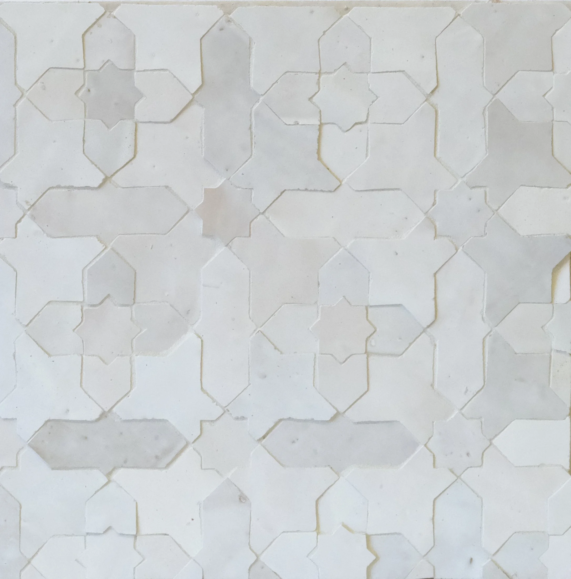 DMT 227 Atlas White Starburst 10x10 Mesh