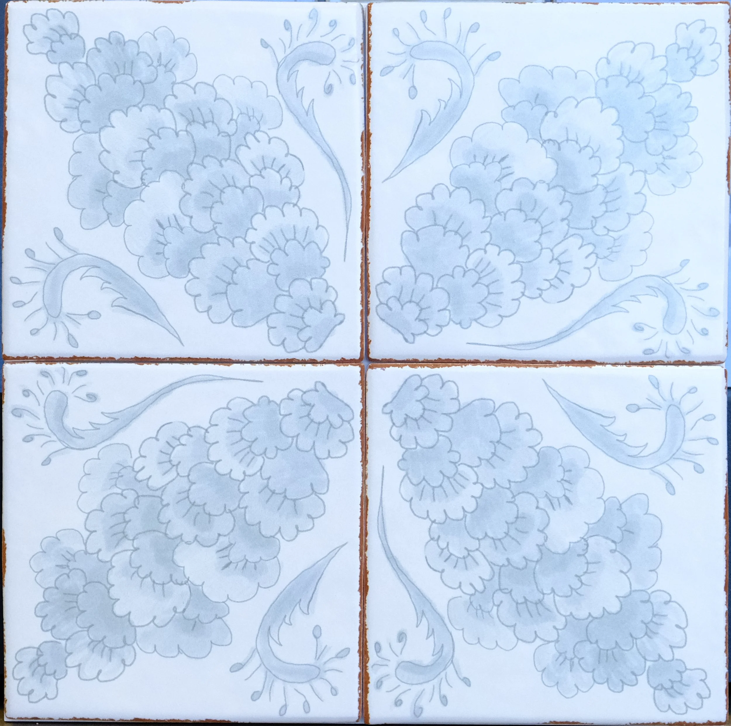 DMT 172 Flutter Matte Terra Cotta 6x6