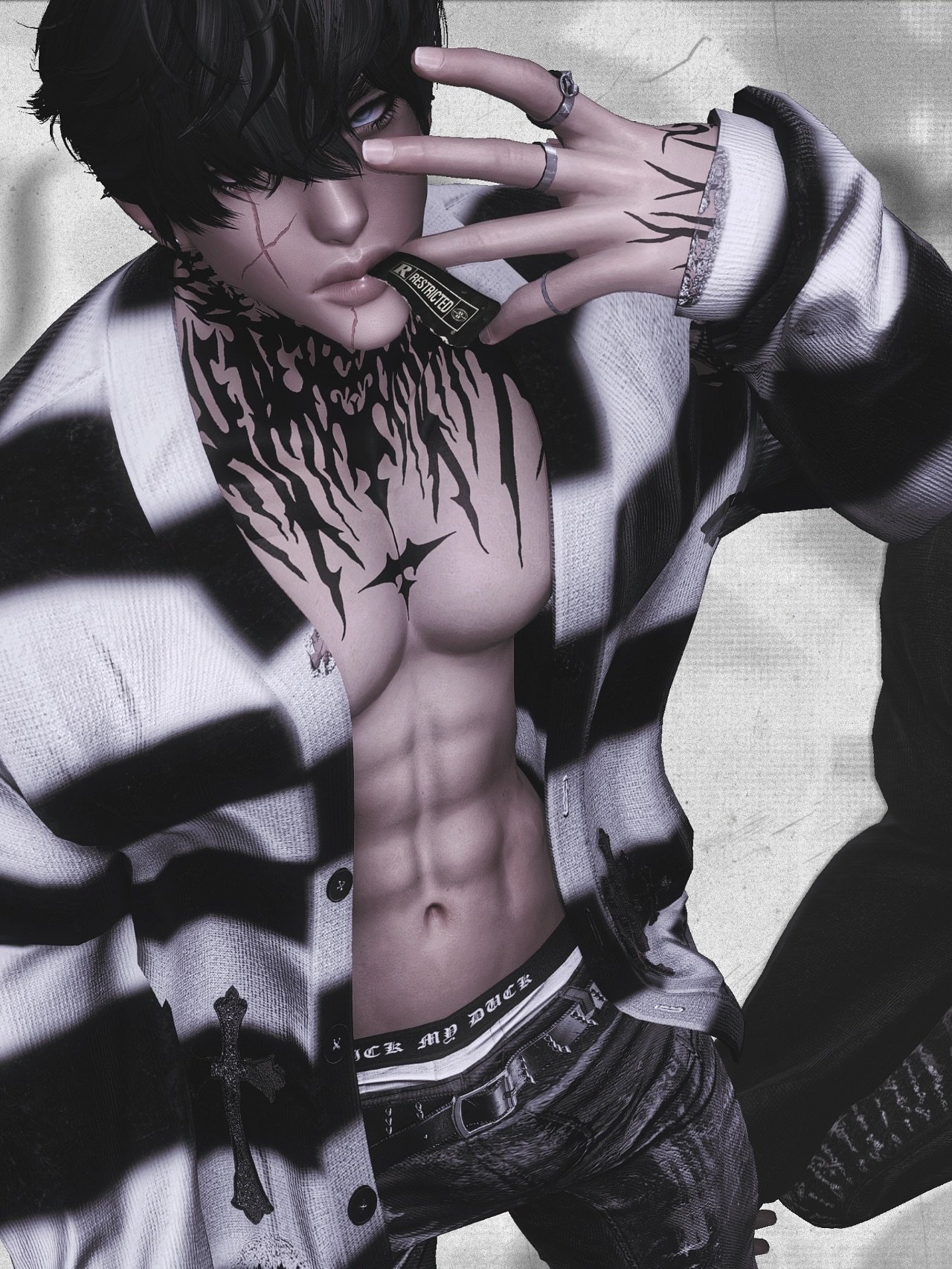 🍂𝐅𝐀𝐋𝐋 𝐒𝐓𝐑𝐄𝐄𝐓 [for xiv only for now]

 [TRAUMA] -🍂 FALL STREET SET[TBSE-X,Z] 

📦 𝐈𝐧𝐜𝐥𝐮𝐝𝐞𝐬: &ndash; 3 ITEMS: Chest Piece (Combined Tshirt + Cardigan), Pants, Cardigan (Ring Replacement) - MANY Texture variations, Fully Toggleable, 