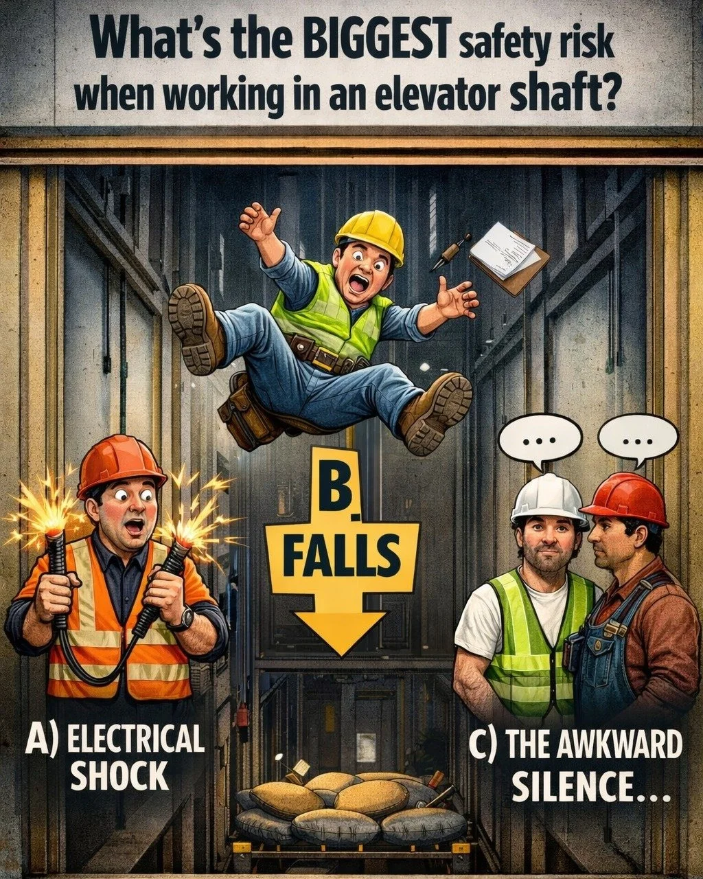 Lebanon TPS Update!  Monday we&rsquo;re expecting delivery of the elevator. In preparation for this&hellip; let&rsquo;s brush up on our elevator knowledge.

👇 Answer the question below &mdash; first correct response wins Modus swag. (No Googling&hel